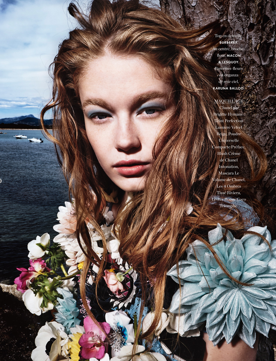 serie mode du magazine elle par le photographe steve hiett