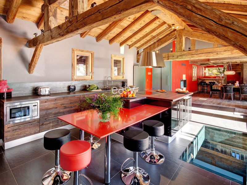 chalet de luxe pour prises de vues