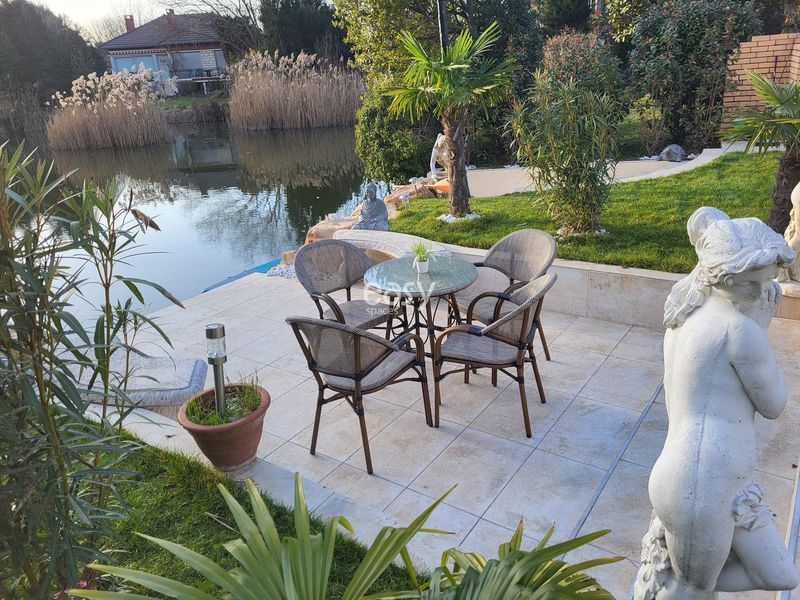 villa avec jardin shooting paris