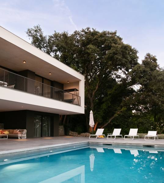 villa avec piscine en location shooting