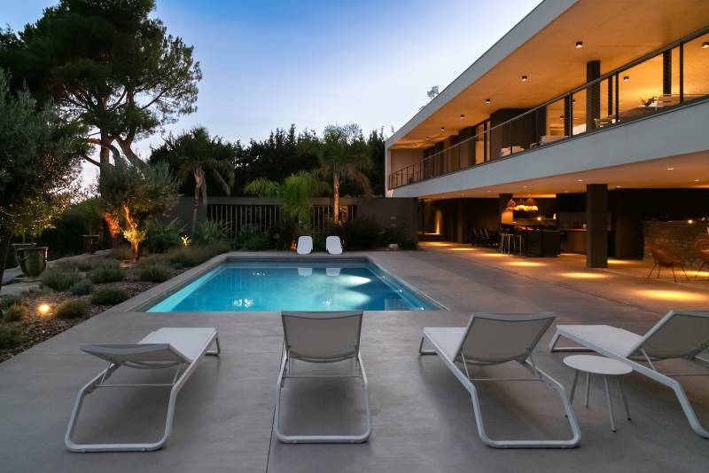 villa avec piscine en location tournage