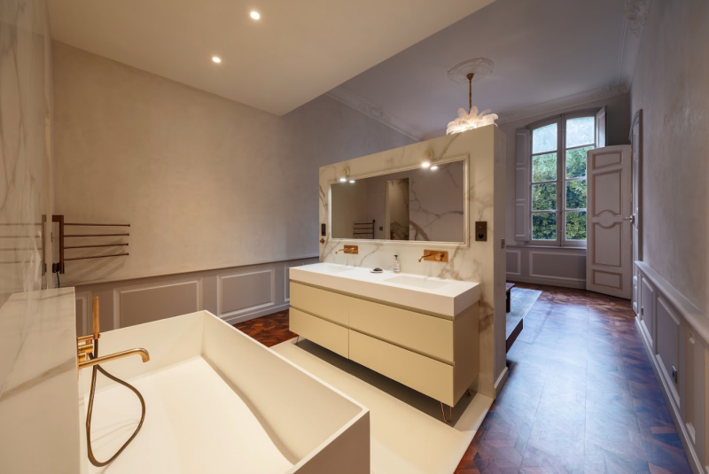 belle salle de bain à louer pour un shooting