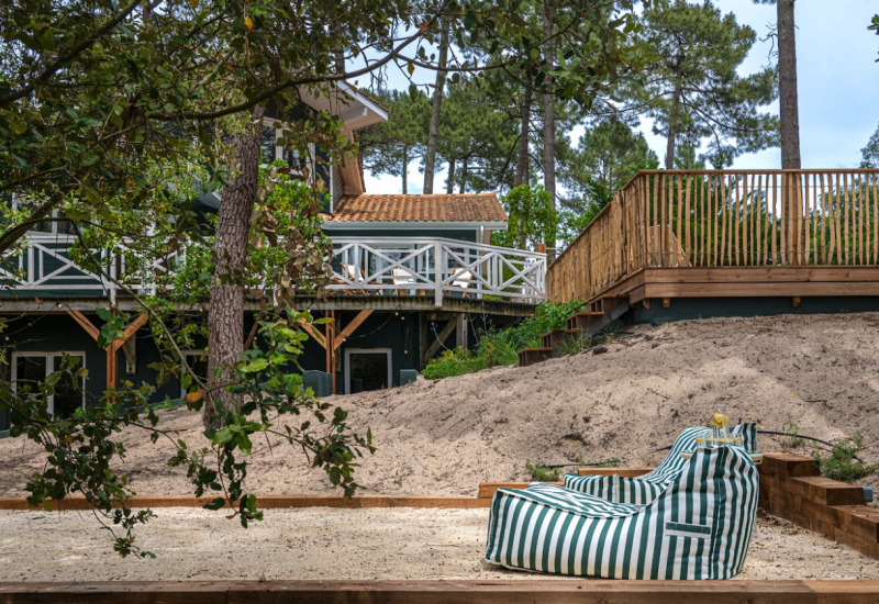 décor pour prises de vues lacanau