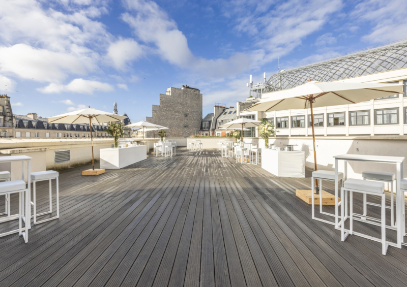 rooftop vue tour eiffel pour cocktail