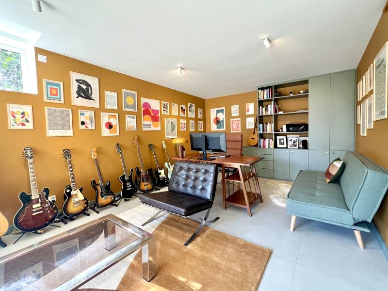 décor pour tournage vue montagne