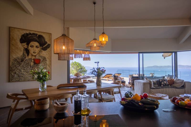 location villa contemporaine vue mer pour shooting paca