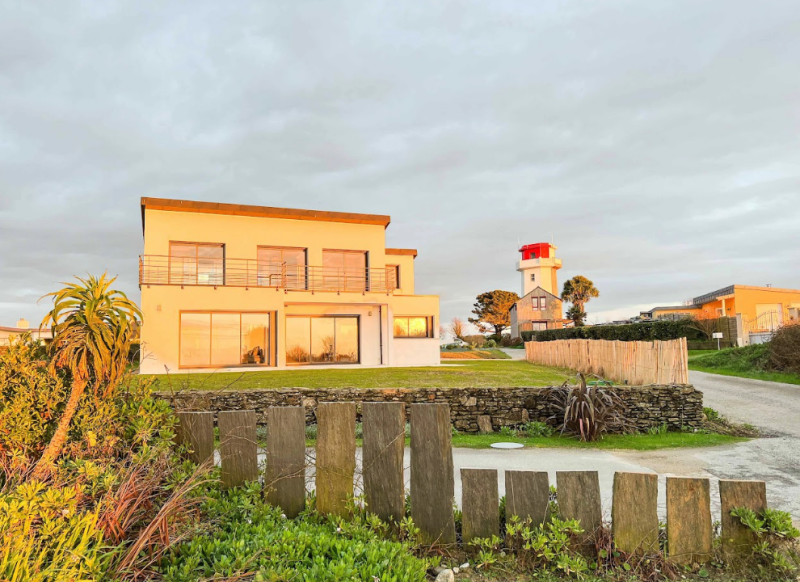 maison moderne en location pour shooting en Bretagne