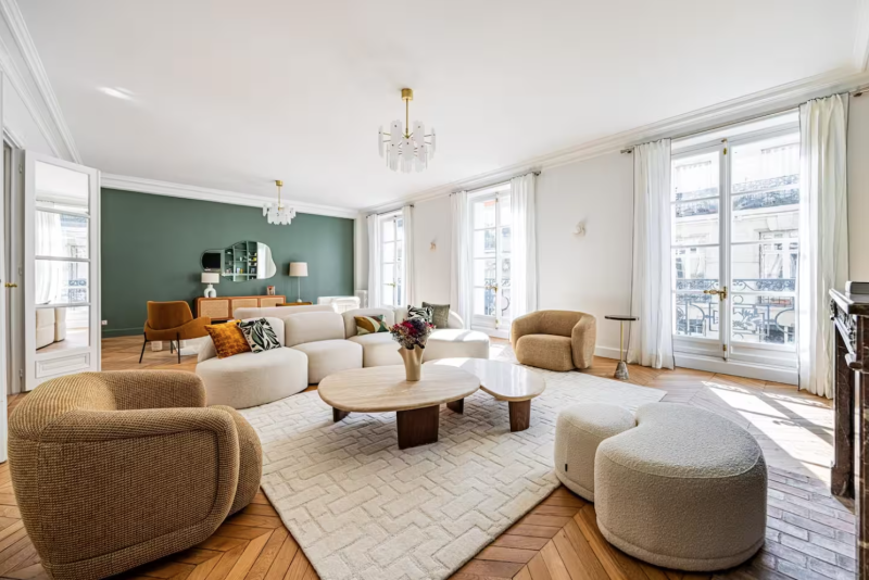 appartement haussmannien à louer pour shooting tournage paris