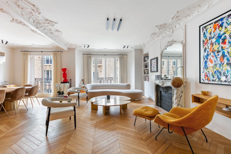 appartement haussmannien pour shooting Paris
