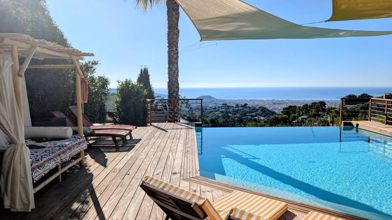 villa vue mer pour shooting à nice