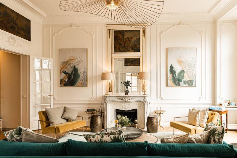 location appartement haussmannien vue tour eiffel paris