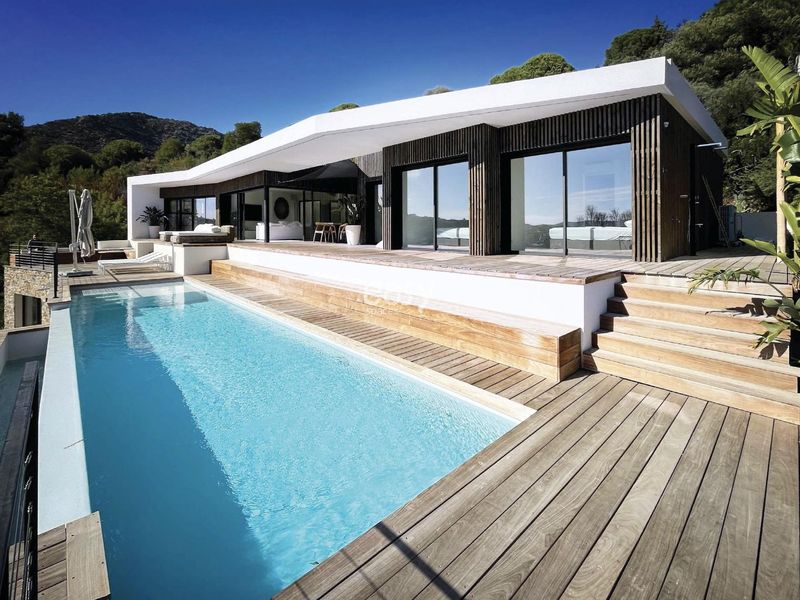 villa contemporaine pour production photo saint tropez