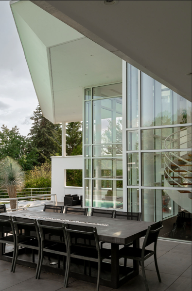 villa contemporaine année 70 à louer pour un shooting paris