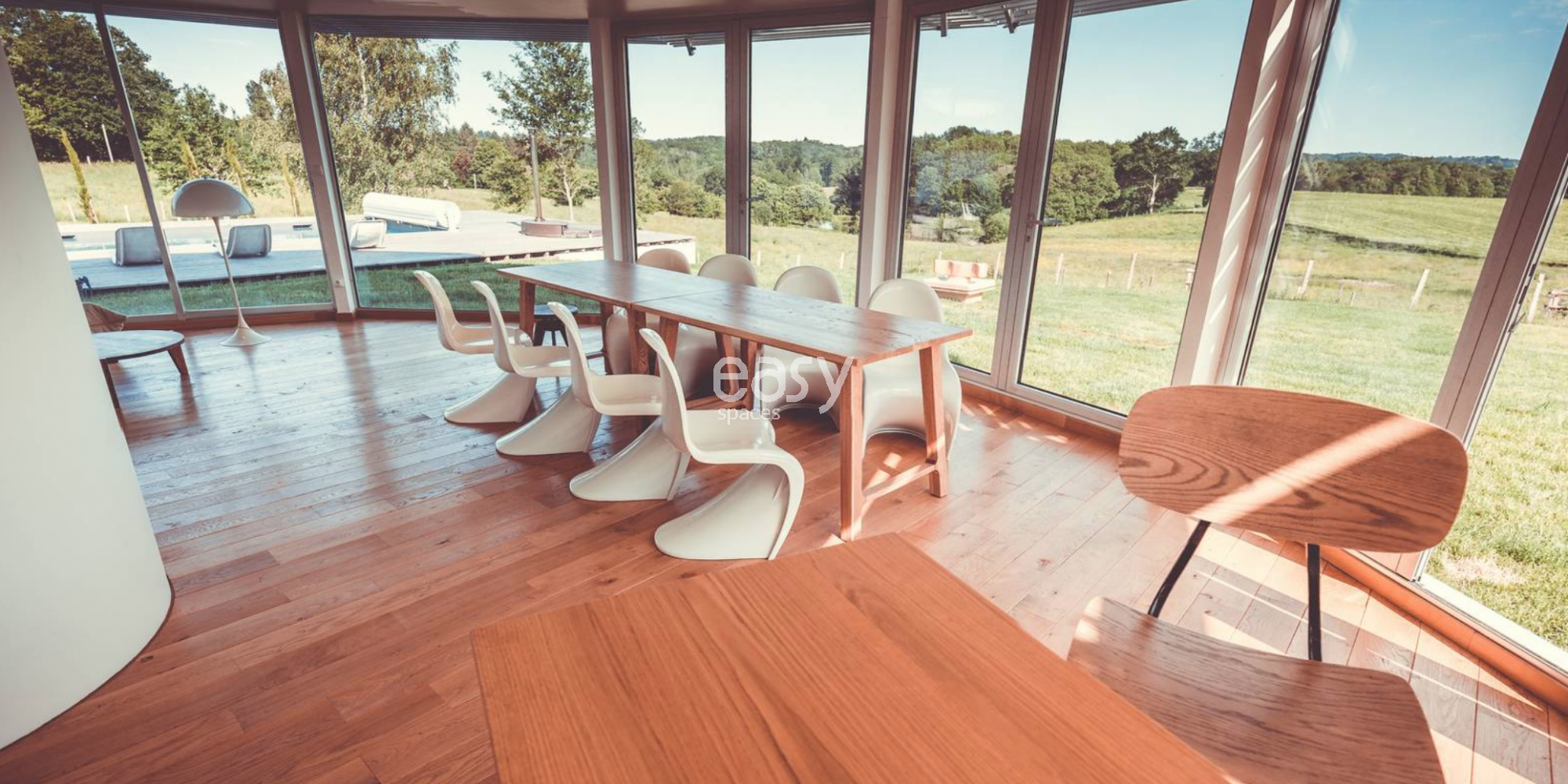 décor pour prises de vues bucolique