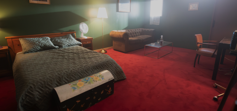 décor type motel pour shooting