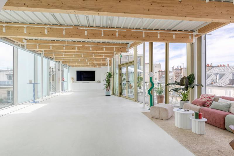 lieu de shooting vue sur les toit paris