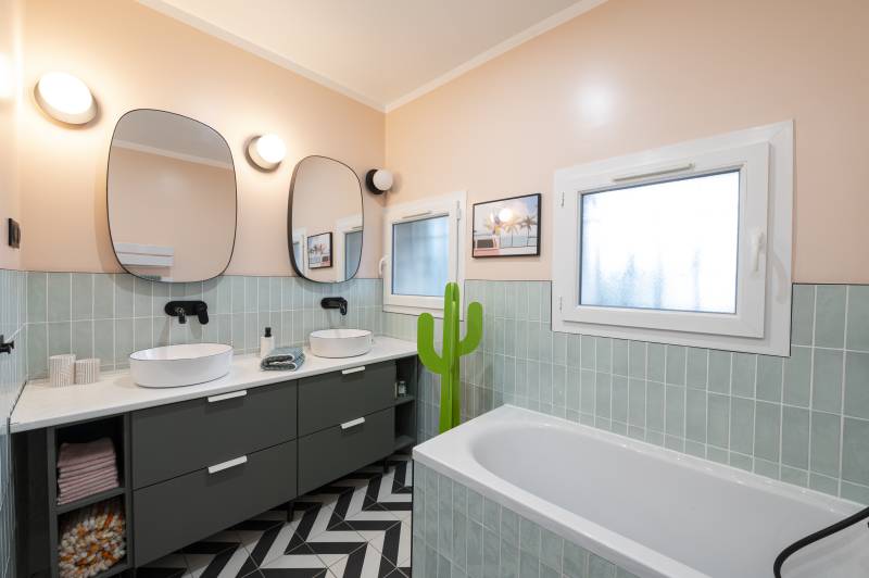 salle de bain pour tournage