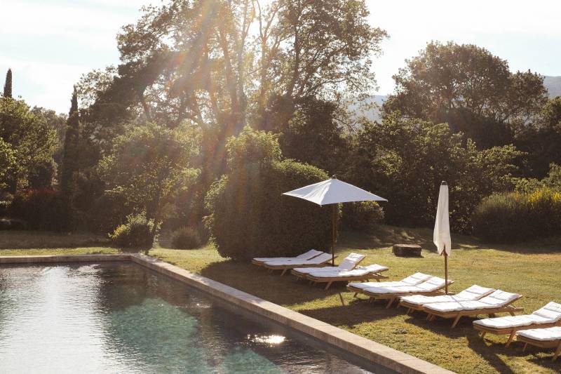 maison avec piscine pour shooting en provence