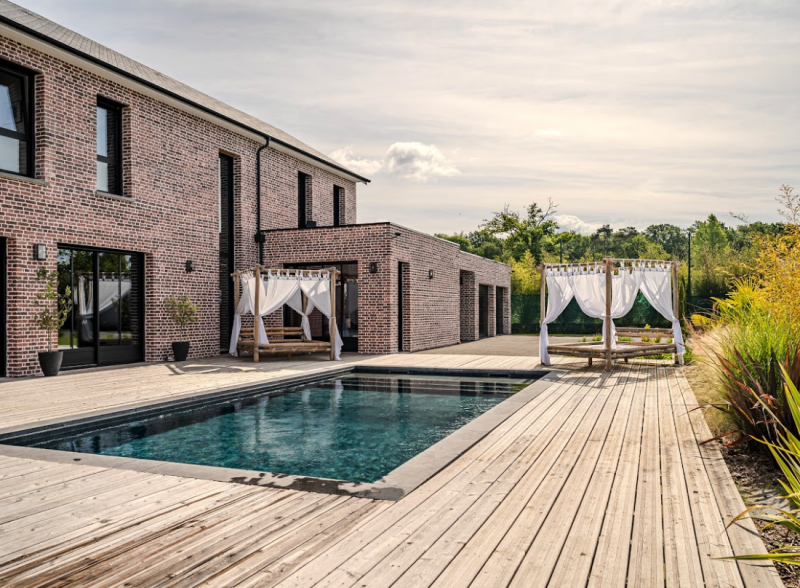 maison moderne en location pour production photo normandie