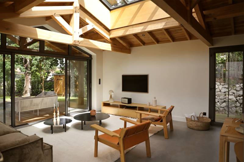 maison en bois à louer pour événementiel hossegor