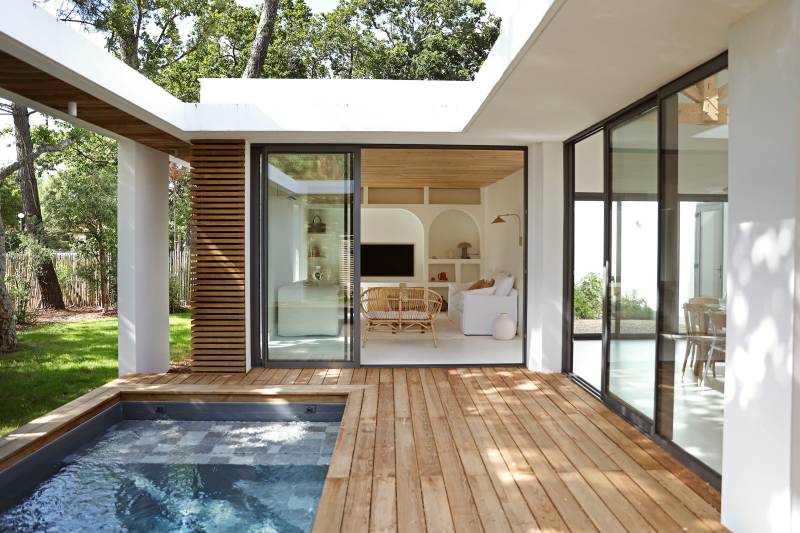 maison moderne en location pour tournage biarritz