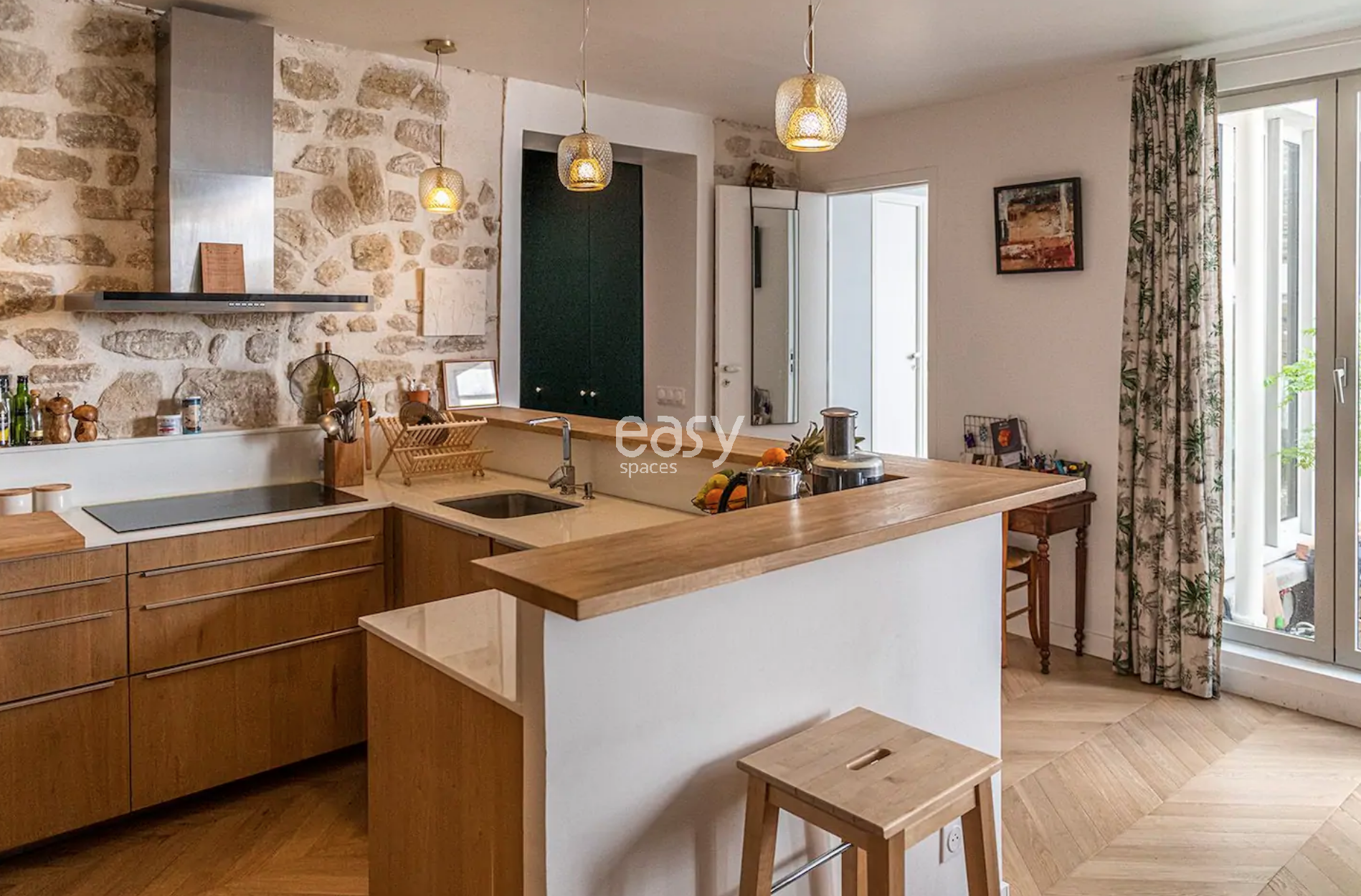appartement à louer pour shooting mobilier de jardin Paris