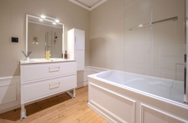 belle salle de bain pour shooting