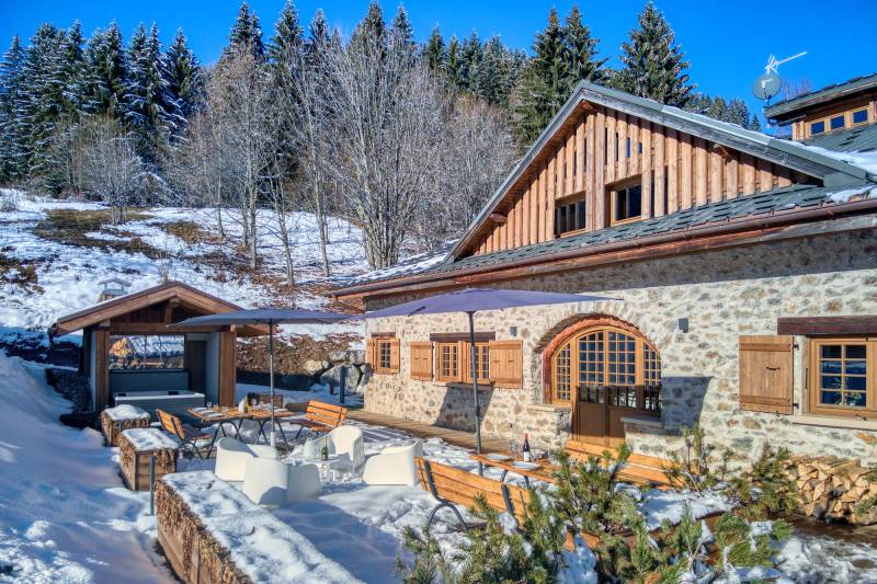 chalet à louer pour shooting megeve