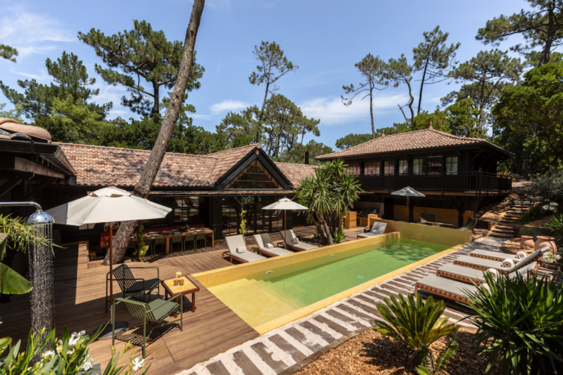 Maison Arcachonnaise typique au Cap-Ferret pour shootings photo