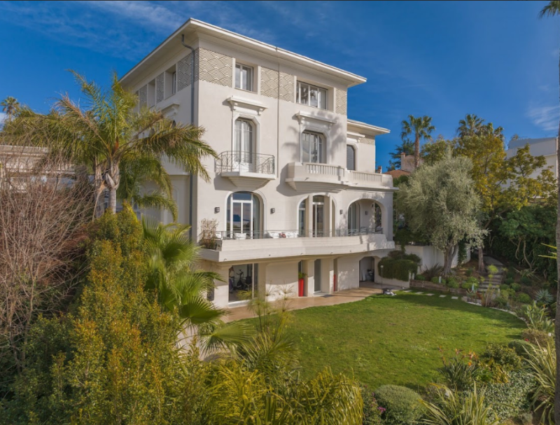 louer une villa vue mer pour prises de vues cannes