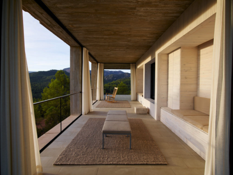 maison d'architecte à louer pour éditorial espagne