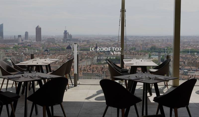 Restaurant pour équipe de production photo/film à Lyon: Rooftop Tetedoie