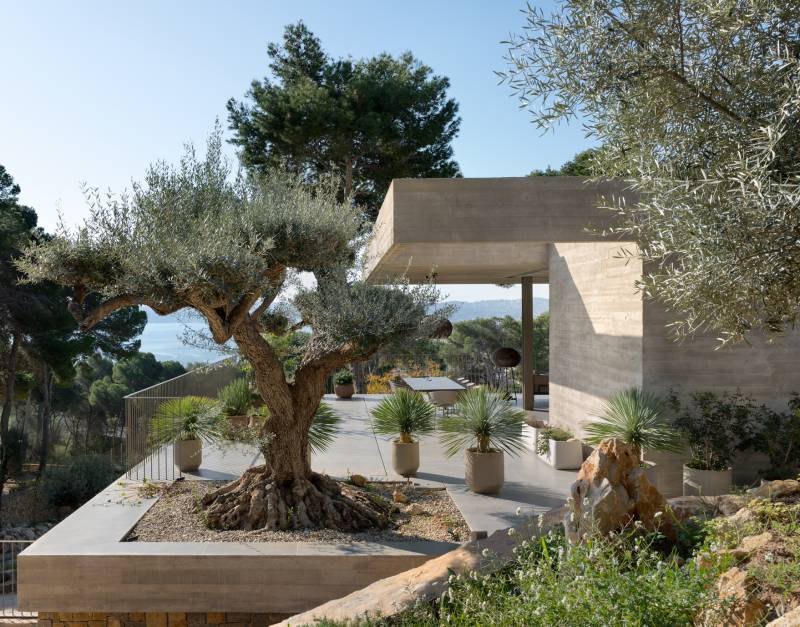 maison contempraine brut à louer pour shooting espagne