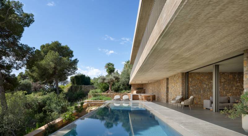 villa ultra moderne à louer pour production photo