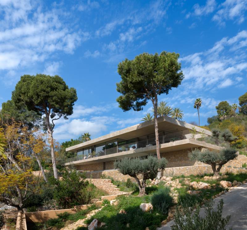 villa contemporaine pour shooting photo espagne