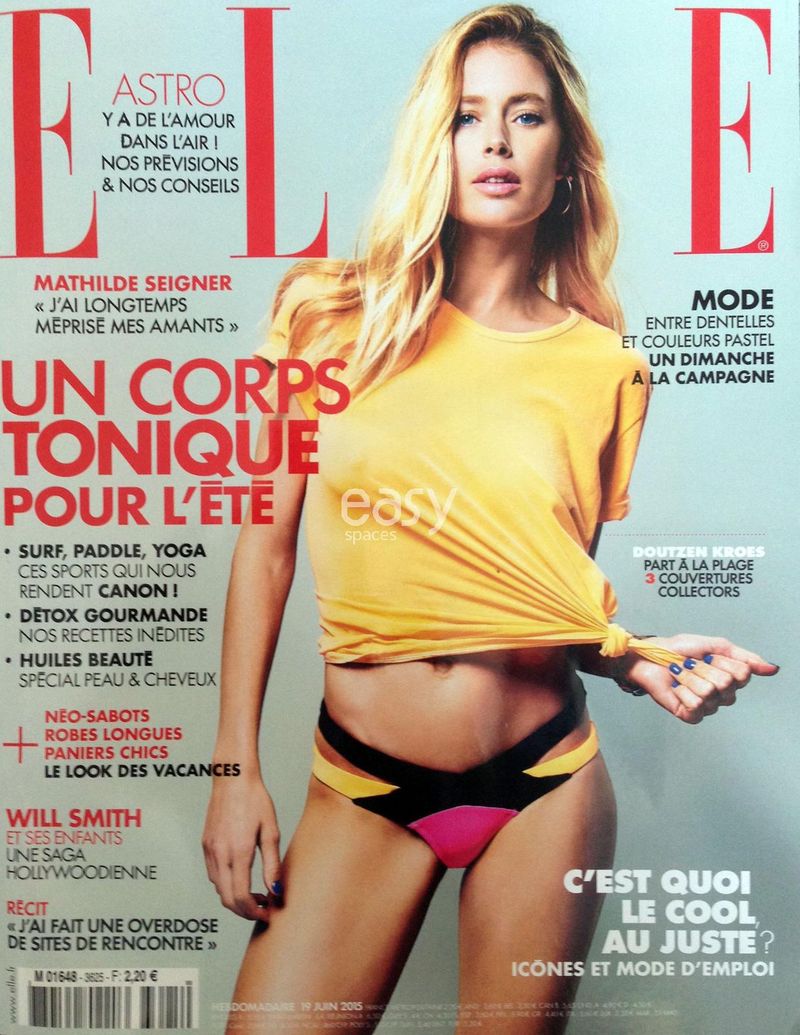 shooting photo avec Doutzen Kroes à Cannes pendant le Festival 2015