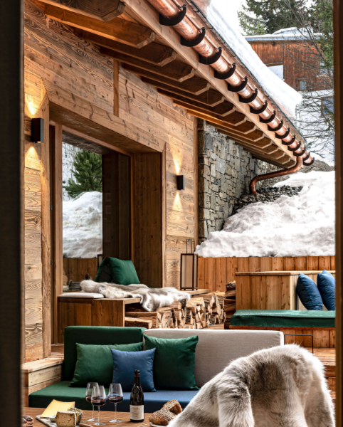 louer un chalet pour un shooting