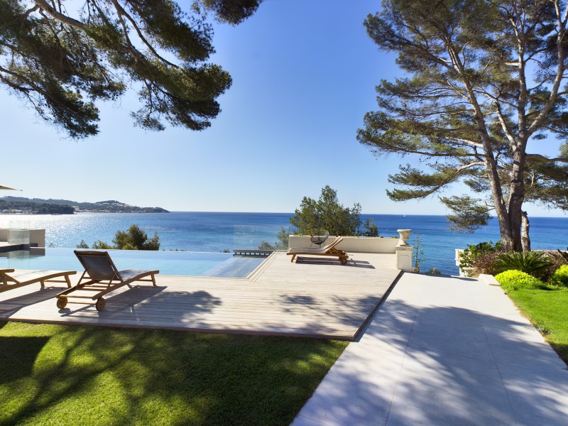 villa avec piscine vue mer pour tournage